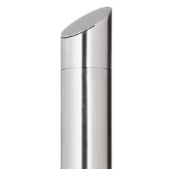 vidaXL Utedusch 220 cm rostfritt stål