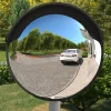 Best Utomhus Konvex Trafikspegel Svart Ø60 cm Polykarbonat 153080 Säkerhetsspeglar