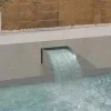Sale Vattenfall med LED Simbassäng Fontän Trädgård Damm Fontän Utomhus Vattenfall Pool Vattenfall 30x34x14 cm 148874 Fontäner & Dammar