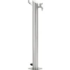 New Vattenpost för trädgården 95 cm rostfritt stål rund - Bevattning Bevattning