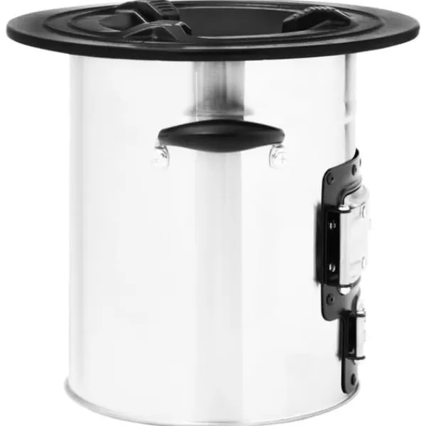 Clearance Vedeldad campingspis silver 51,5x35x30,5 cm rostfritt stål - Öppna spisar Öppna Spisar