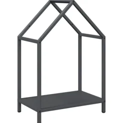 Outlet Vedställ antracit 40x25x60 cm kallvalsat stål Tillbehör Till Vedeldade Kaminer & Öppna Spisar