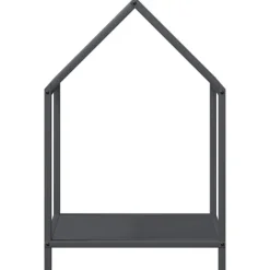 Outlet Vedställ antracit 40x25x60 cm kallvalsat stål Tillbehör Till Vedeldade Kaminer & Öppna Spisar