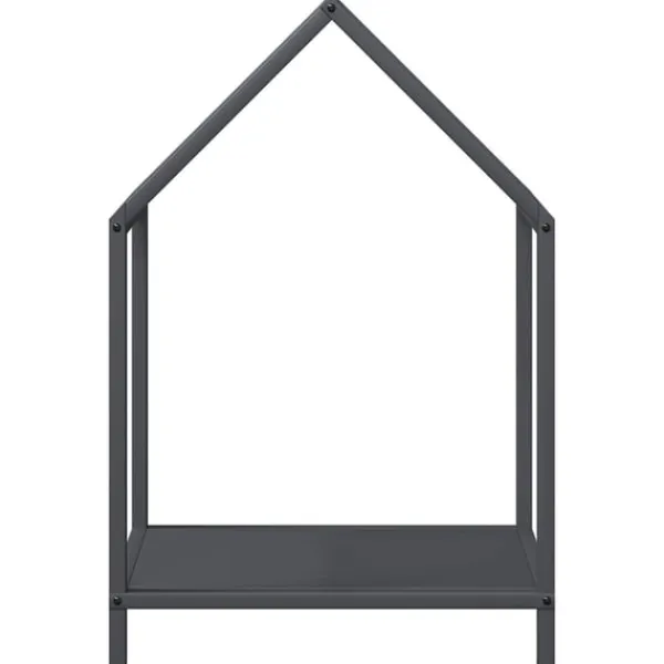 Outlet Vedställ antracit 40x25x60 cm kallvalsat stål Tillbehör Till Vedeldade Kaminer & Öppna Spisar