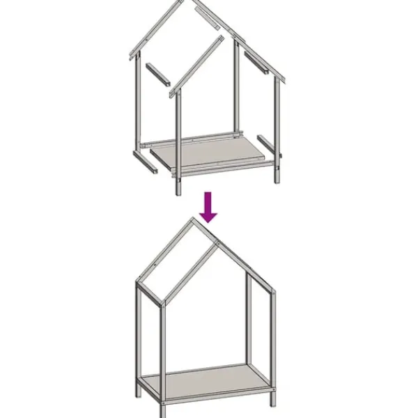 Outlet Vedställ antracit 40x25x60 cm kallvalsat stål Tillbehör Till Vedeldade Kaminer & Öppna Spisar