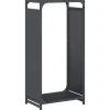Discount Vedställ antracit 44x28x90 cm kallvalsat stål Tillbehör Till Vedeldade Kaminer & Öppna Spisar