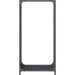 Discount Vedställ antracit 44x28x90 cm kallvalsat stål Tillbehör Till Vedeldade Kaminer & Öppna Spisar