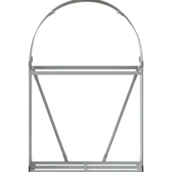 Discount Vedställ brun 80x45x120 cm galvaniserat stål - Vedställ & vedkorgar Tillbehör Till Vedeldade Kaminer & Öppna Spisar