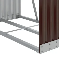 Discount Vedställ brun 80x45x120 cm galvaniserat stål - Vedställ & vedkorgar Tillbehör Till Vedeldade Kaminer & Öppna Spisar