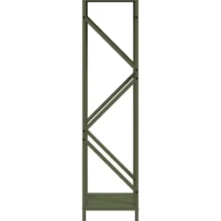 Clearance Vedställ olivgrön 34x25x100 cm kallvalsat stål Tillbehör Till Vedeldade Kaminer & Öppna Spisar