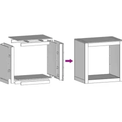 Discount Vedställ vit 60x40x60 cm stål Tillbehör Till Vedeldade Kaminer & Öppna Spisar