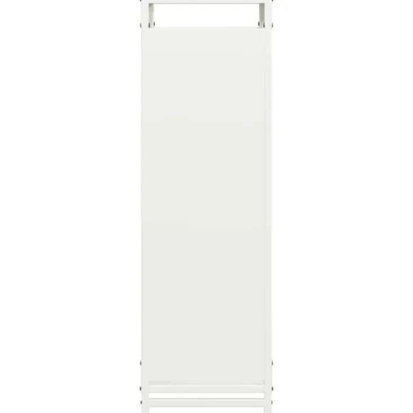 Sale Vedställ vit 44x28x90 cm kallvalsat stål Tillbehör Till Vedeldade Kaminer & Öppna Spisar