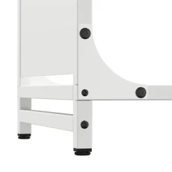 Sale Vedställ vit 44x28x90 cm kallvalsat stål Tillbehör Till Vedeldade Kaminer & Öppna Spisar