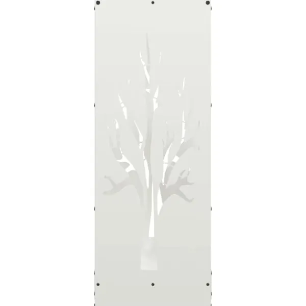 vidaXL Vedställ vit 40x30x80 cm kallvalsat stål