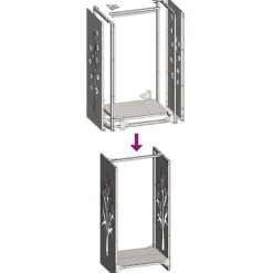 vidaXL Vedställ vit 40x30x80 cm kallvalsat stål