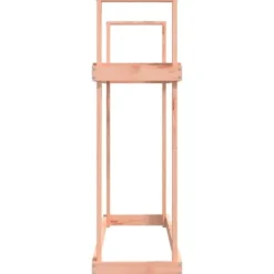 Outlet Vedställ 110x35x108,5 cm massiv douglas - Tillbehör till vedställ & vedkorgar Tillbehör Till Vedeldade Kaminer & Öppna Spisar