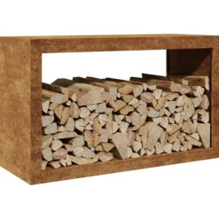 vidaXL Vedställ 100x40x60 cm väderbeständigt stål