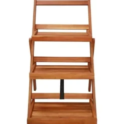 vidaXL 3-vånings planteringsställ 50x63x80 cm Solid Acacia 43994