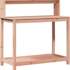 Outlet Växtbord med hyllor 108x50x109,5 cm massivt douglasträ - Växtställ Planteringsbänkar