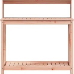Outlet Växtbord med hyllor 108x50x109,5 cm massivt douglasträ - Växtställ Planteringsbänkar