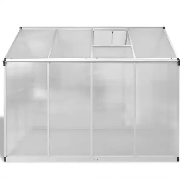 Online Växthus i förstärkt aluminium med basram 4,6 m² - Växthus Växthus