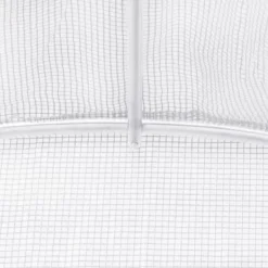 New Växthus med stålram vit 30 m² 10x3x2 m - Växthus Växthus