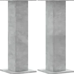 vidaXL Växtställ 2 st betonggrå 30x30x80 cm konstruerat trä
