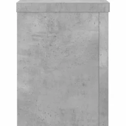 vidaXL Växtställ 2 st betonggrå 15x15x20 cm konstruerat trä
