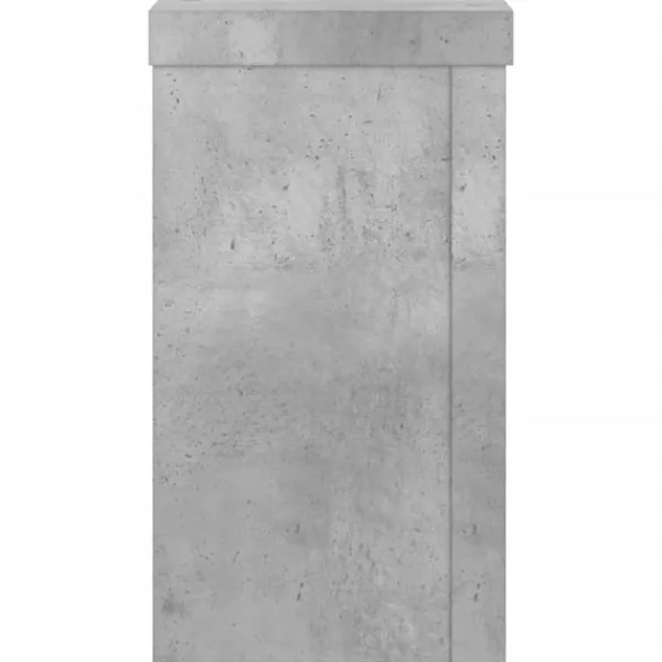 Clearance Växtställ 2 st betonggrå 10x10x18 cm konstruerat trä Krukor & Växtbehållare