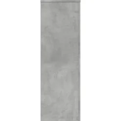 vidaXL Växtställ 2 st betonggrå 33x33x100 cm konstruerat trä