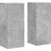 vidaXL Växtställ 2 st betonggrå 30x30x70 cm konstruerat trä