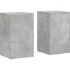 vidaXL Växtställ 2 st betonggrå 30x30x50 cm konstruerat trä