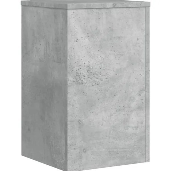 vidaXL Växtställ 2 st betonggrå 30x30x50 cm konstruerat trä
