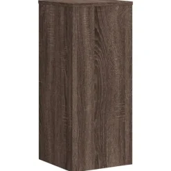 Outlet Växtställ 2 st brun ek 30x30x70 cm konstruerat trä Växtställ