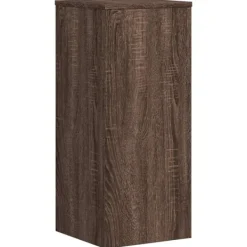 Outlet Växtställ 2 st brun ek 30x30x70 cm konstruerat trä Växtställ