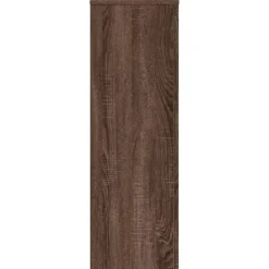 vidaXL Växtställ 2 st brun ek 33x33x100 cm konstruerat trä