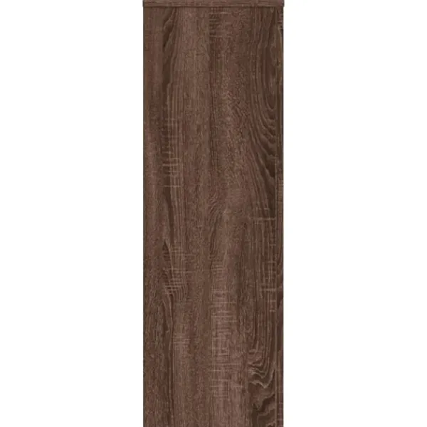 vidaXL Växtställ 2 st brun ek 33x33x100 cm konstruerat trä