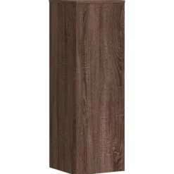 vidaXL Växtställ 2 st brun ek 33x33x100 cm konstruerat trä