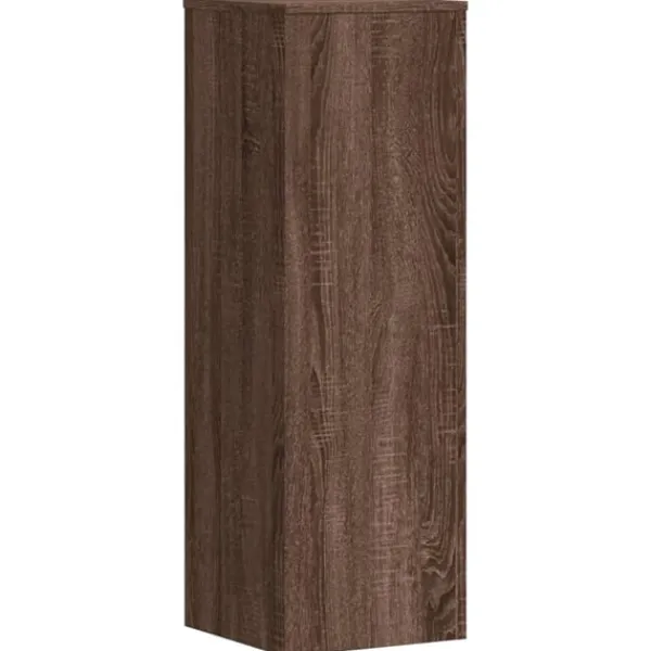 vidaXL Växtställ 2 st brun ek 33x33x100 cm konstruerat trä