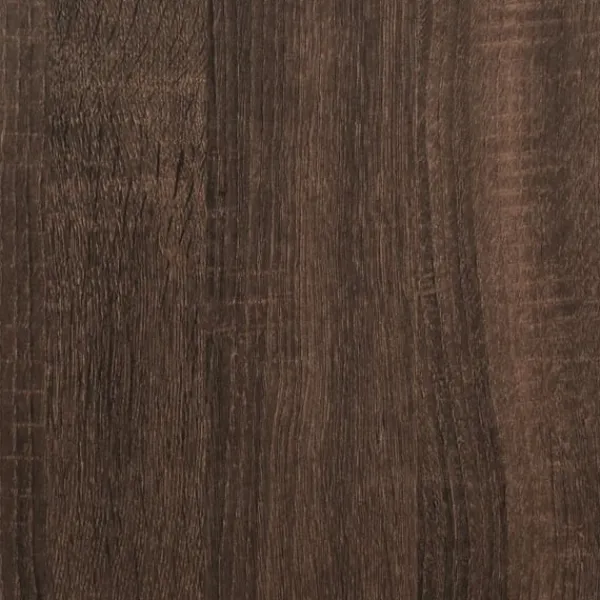 vidaXL Växtställ 2 st brun ek 33x33x100 cm konstruerat trä