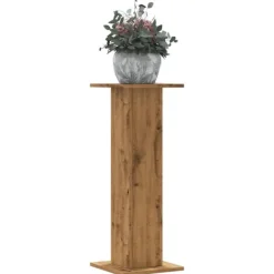 Clearance Växtställ 2 st ek 30x30x80 cm konstruerat trä Växtställ