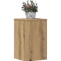vidaXL Växtställ 2 st ek 30x30x50 cm konstruerat trä