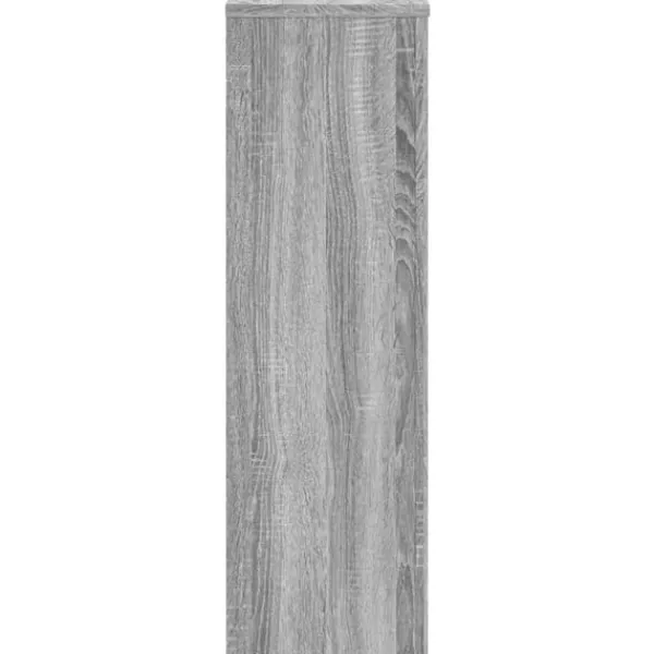 vidaXL Växtställ 2 st grå sonoma 25x25x80 cm konstruerat trä