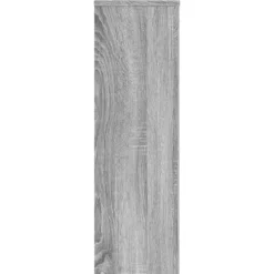 vidaXL Växtställ 2 st grå sonoma 25x25x80 cm konstruerat trä