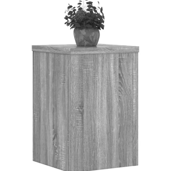 Best Växtställ 2 st grå sonoma 20x20x30 cm konstruerat trä Växtställ