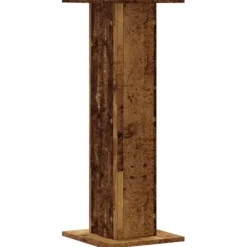 Clearance Växtställ 2 st åldrat trä 30x30x80 cm konstruerat trä Växtställ