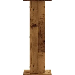 Clearance Växtställ 2 st åldrat trä 30x30x80 cm konstruerat trä Växtställ