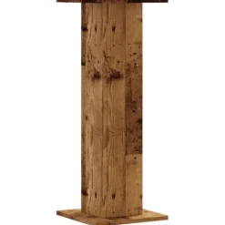 Clearance Växtställ 2 st åldrat trä 30x30x80 cm konstruerat trä Växtställ
