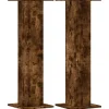 vidaXL Växtställ 2 st rökfärgad ek 30x30x95 cm konstruerat trä