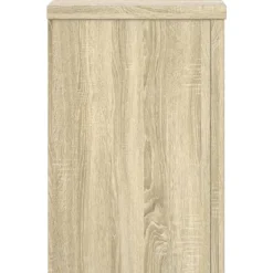 vidaXL Växtställ 2 st sonoma ek 25x25x35 cm konstruerat trä